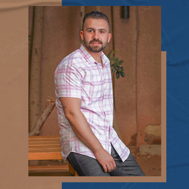 شيميز رجالي نص كاروهات بينك