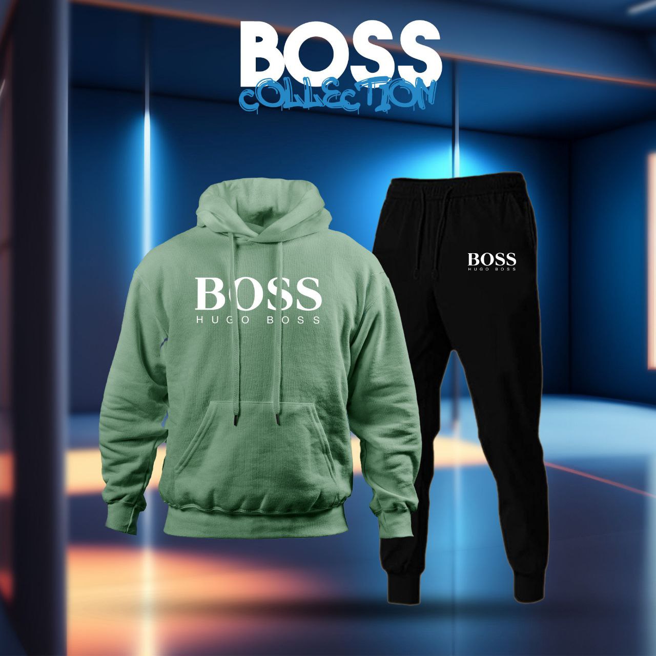 HUGO-BOSS-Tracksuit-mint-green